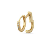 Double Hoop Single Piercing large Hoop Earrings