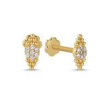 Hindi Pave Labrette Piercing Stud