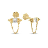 Hindi Baguette Drop Chain Labrette