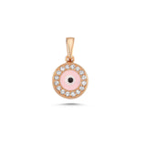 Evil Eye Diamond Pendant Necklace