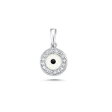 Evil Eye Diamond Pendant Necklace