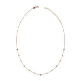 Rainbow Pebble Choker