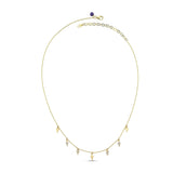 Pave Mini Dagger Necklace
