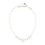 Mini Pave Geometric Necklace