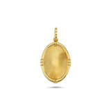 Vintage Oval Pendant Necklace