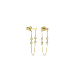 Horizontal Bar Drop Chain Stud