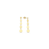 Plain 5 Disc Long Earring