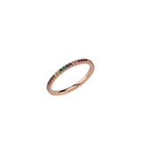 Rainbow Eternity Ring