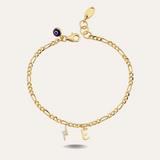 Petite and personal 2 charm bracelet
