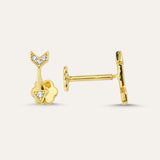 Arrow Piercing Stud Earring (labret)