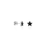 Medium Shooting Star Pave Star Stud