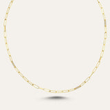 Gold-Filled Vintage Hairpin Link Necklace