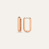 Dalia Chunky Rectangular Hoop (large)