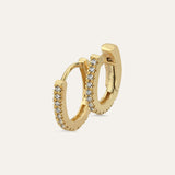 Double Hoop Single Piercing large Hoop Earrings