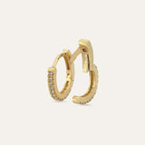 Double Hoop Single Piercing large Hoop Earrings