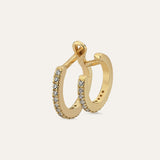 Double Hoop Single Piercing Earring