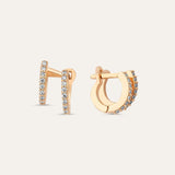 Double Oval Hoop Earring
