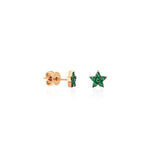 Medium Shooting Star Pave Star Stud