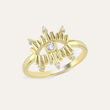 Evil Eye Meteor Ring