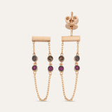 Horizontal Bar Drop Chain Stud
