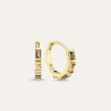 Baguette Large Hoop Earring