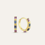 Baguette Large Hoop Earring