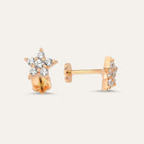 Large Star Flat Back Stud