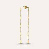 Medium Rectangular Long Earring