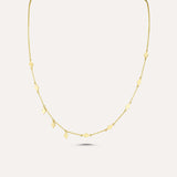 Mixed Geometric Asymetric Necklace