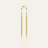 Pave Shakira Tassle Earring