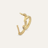 Double Hoop Single Piercing Earring