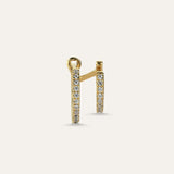 Double Hoop Single Piercing Earring