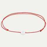 Gold Star of David Cord Bracelet