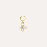 Pearl Lotus Earring Charm