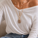 Vintage Tassel Pearl Necklace