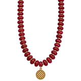 Medium Vintage Coin Stone Choker