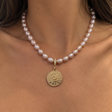 Contemporary Pink Pearl Classic Necklace