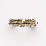 Gold and Silver Disc Bracelet