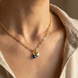 Heart and Birthstone Personalised Necklace