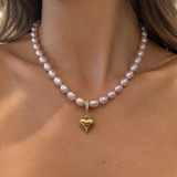 Contemporary Pink Pearl Classic Necklace
