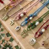 Marrakesh Bead and Pearl Lanyards