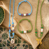 "Marakkesh" Pearl and Bead cord Bracelet