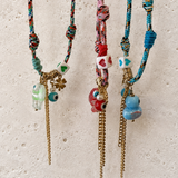 Enamel Fish Cord Necklace