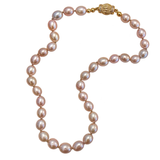 Contemporary Pink Pearl Classic Necklace