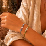 "Marakkesh" Pearl and Bead cord Bracelet