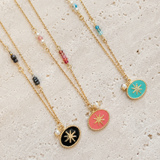 Enamel Northern Star Necklace