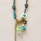 Enamel Fish Cord Necklace