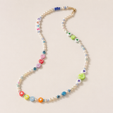 ''Cute" Coloured Mixed Pearl Necklace