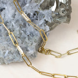 Gold-Filled Hairpin Thick Chain Link Bracelet