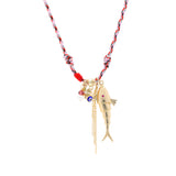 Pink Red Large Lucky Charms Lanyard